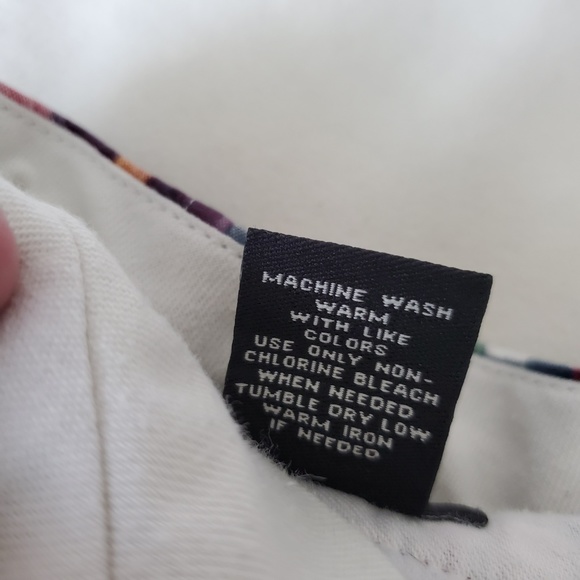 Jos A Bank Madras Shorts Plaid Patchwork 38 Blue - Picture 4 of 8